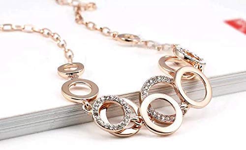 Crystal Necklace Set with Earrings for Women